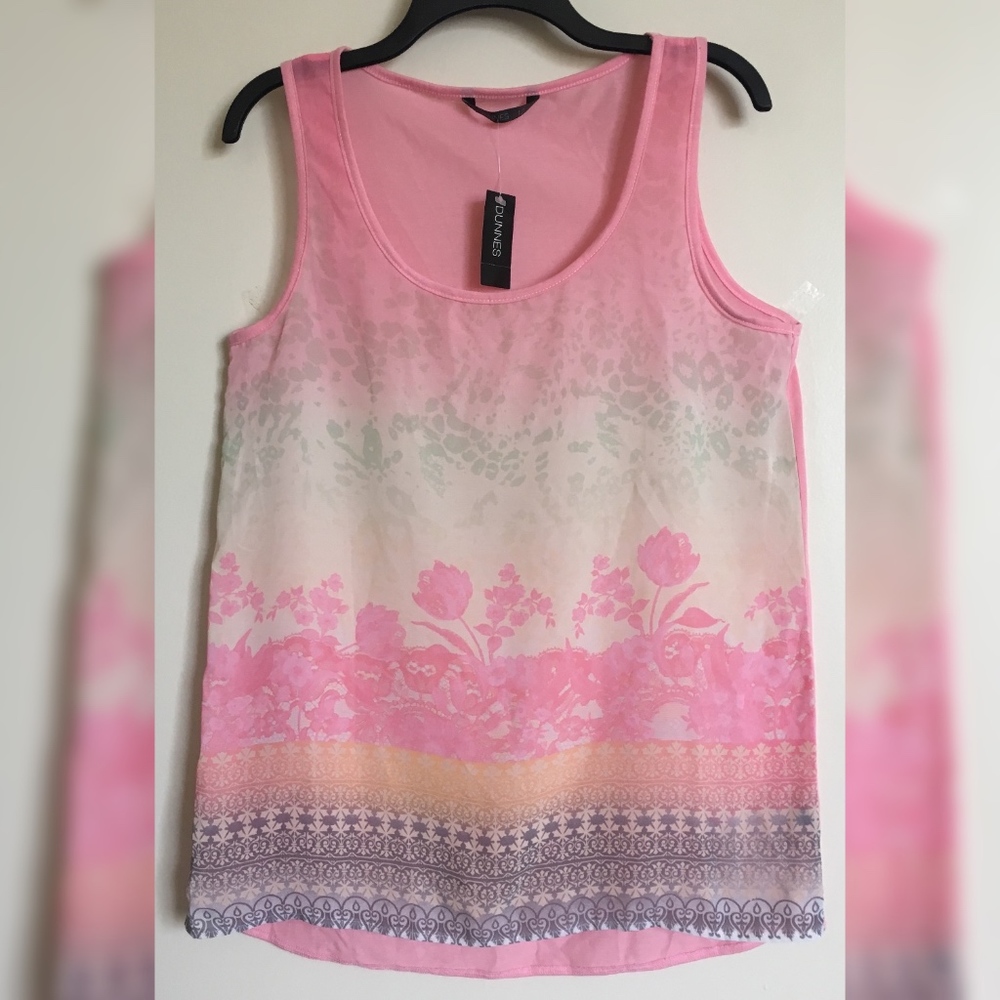 Dunnes Pink Pastel Tank Top